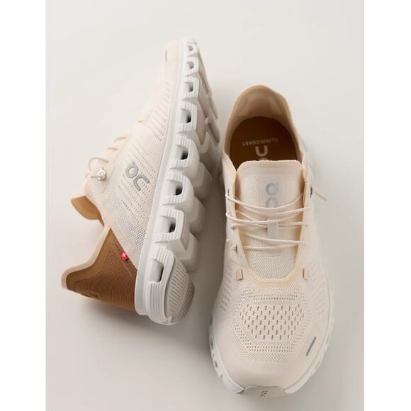 On Shoes - NEW On Running Cloud 6 Coast Women's Sneakers in Gardenia / Sphinx Size US 7